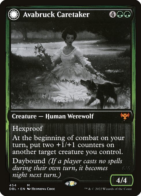 Avabruck Caretaker // Hollowhenge Huntmaster (454) [Innistrad: Double Feature]