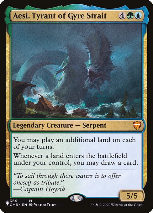 Aesi, Tyrant of Gyre Strait (CMR-365) [The List]