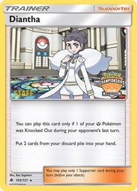 Diantha - 105/131 (Regional Championships) [Staff] (105/131) [League and Championship Cards]