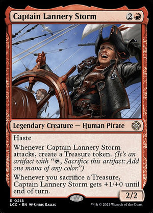 Captain Lannery Storm (218) [The Lost Caverns of Ixalan Commander]