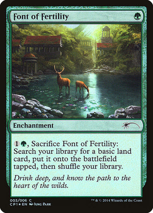 Font of Fertility (3) [Magic 2015 Clash Pack]
