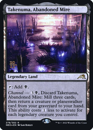 Takenuma, Abandoned Mire (278s) [Kamigawa: Neon Dynasty Promos]