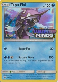 Tapu Fini - SM203 (Prerelease) [Staff] (SM203) [SM Promos]