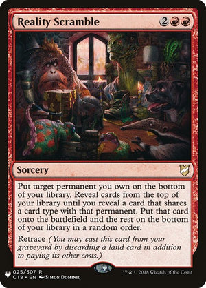 Reality Scramble (C18-25) [The List]