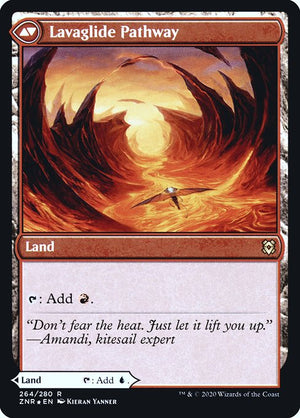 Riverglide Pathway // Lavaglide Pathway (264s) [Zendikar Rising Promos] Reverse