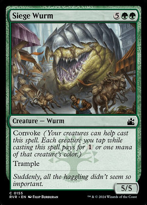 Siege Wurm (155) [Ravnica Remastered]