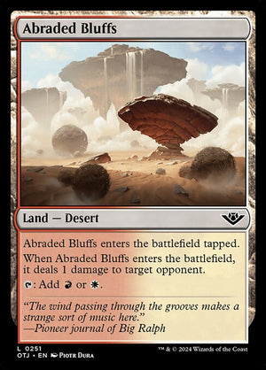 Abraded Bluffs (251) [Outlaws of Thunder Junction]