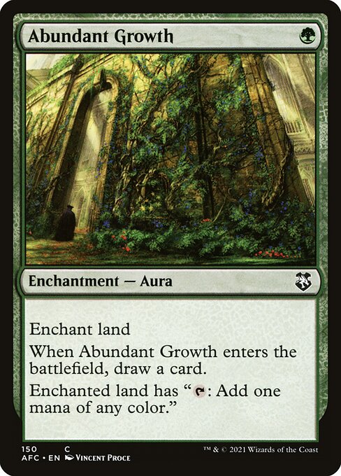 Abundant Growth (150) [Forgotten Realms Commander]