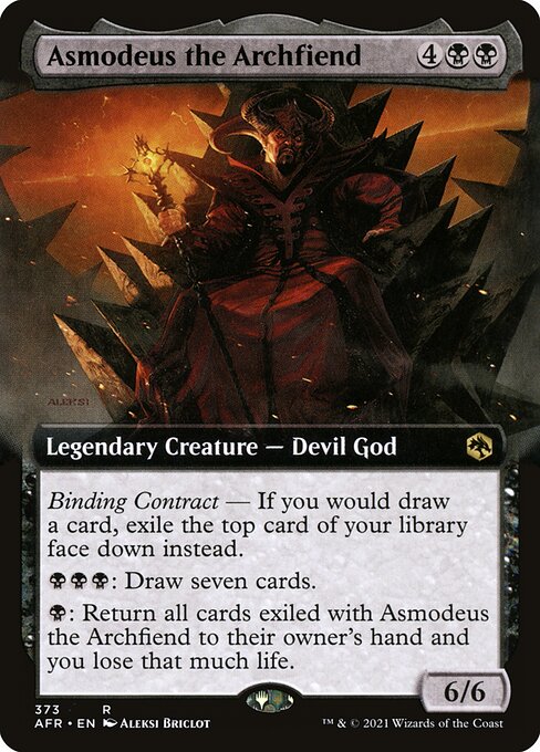 Asmodeus the Archfiend (373) [Adventures in the Forgotten Realms] [Extended Art]