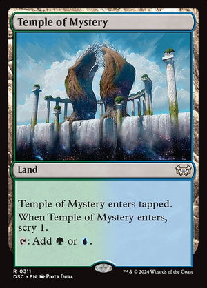 Temple of Mystery (311) [Duskmourn: House of Horror Commander]
