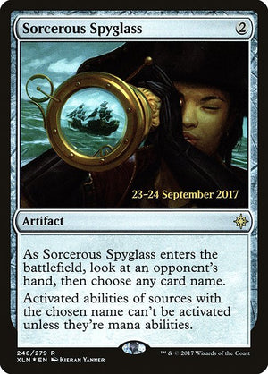 Sorcerous Spyglass (248s) [Ixalan Promos]