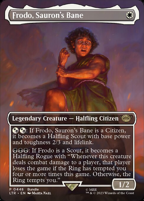 Frodo, Sauron's Bane (448) [The Lord of the Rings: Tales of Middle-earth] [Borderless]