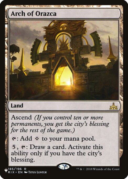 Arch of Orazca (RIX-185) [The List]