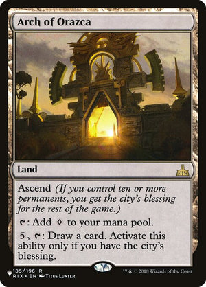 Arch of Orazca (RIX-185) [The List]
