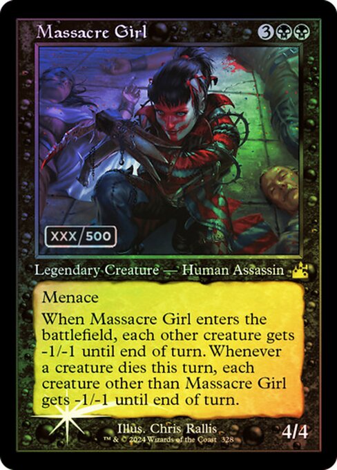 Massacre Girl (328z) [Ravnica Remastered]