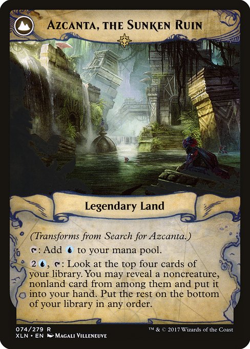 Search for Azcanta // Azcanta, the Sunken Ruin (74) [Ixalan] Reverse