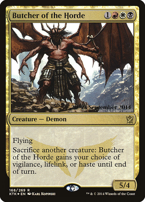 Butcher of the Horde (168s) [Khans of Tarkir Promos]