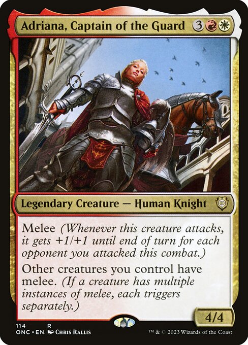 Adriana, Captain of the Guard (114) [Phyrexia: All Will Be One Commander]