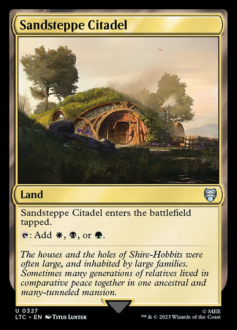 Sandsteppe Citadel (327) [Tales of Middle-earth Commander]