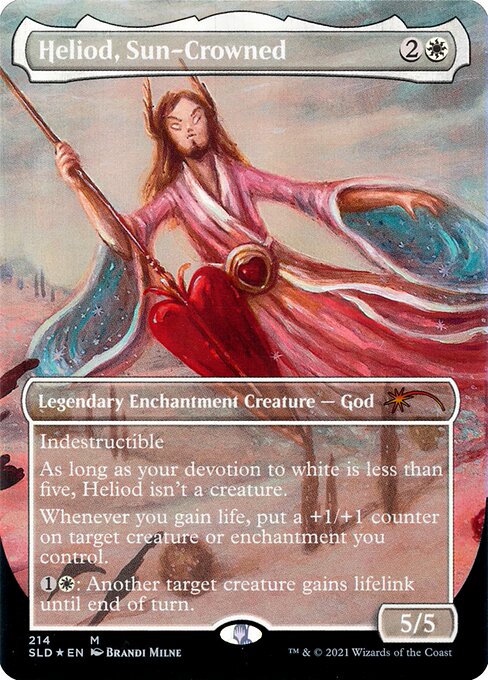 Heliod, Sun-Crowned (214) [Secret Lair Drop] [Borderless]