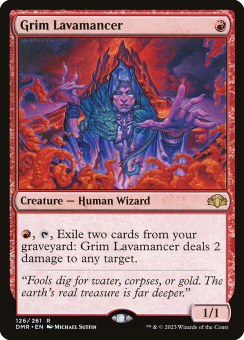 Grim Lavamancer (126) [Dominaria Remastered]