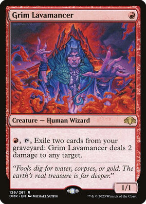 Grim Lavamancer (126) [Dominaria Remastered]