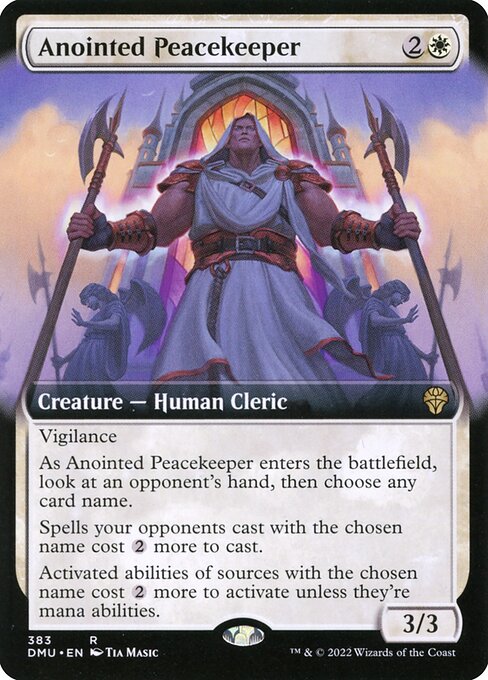 Anointed Peacekeeper (383) [Dominaria United] [Extended Art]
