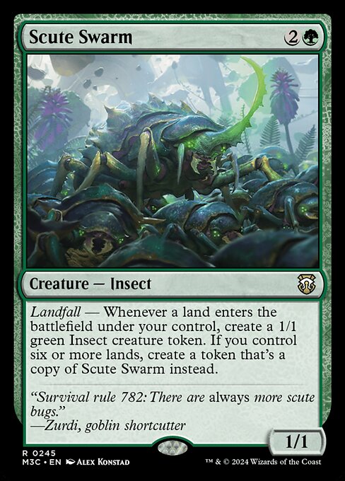 Scute Swarm (245) [Modern Horizons 3 Commander]