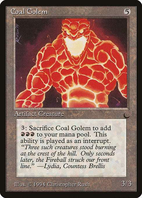 Coal Golem (99) [The Dark]