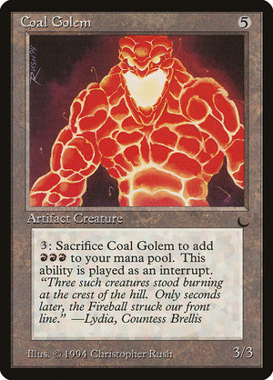 Coal Golem (99) [The Dark]