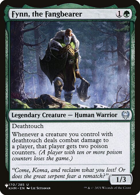 Fynn, the Fangbearer (KHM-170) [The List]