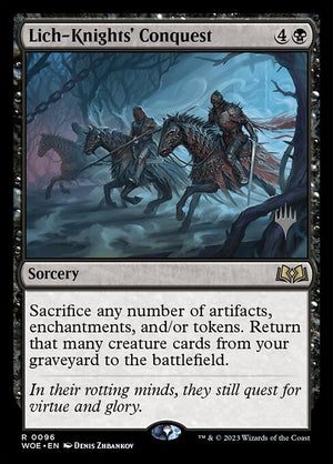 Lich-Knights' Conquest (96p) [Wilds of Eldraine Promos]