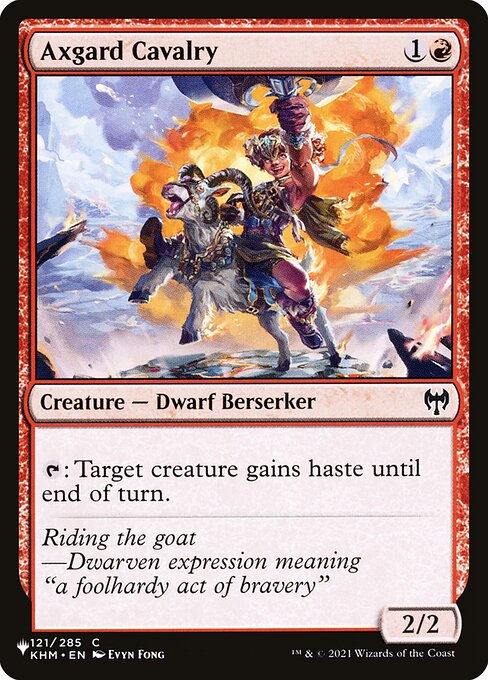 Axgard Cavalry (KHM-121) [The List]