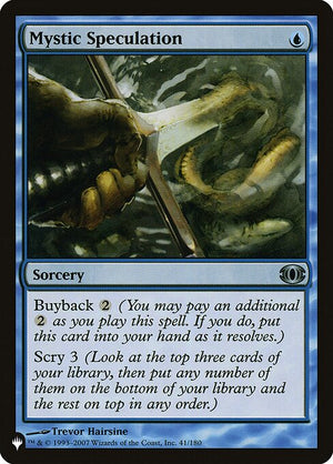 Mystic Speculation (FUT-41) [The List]