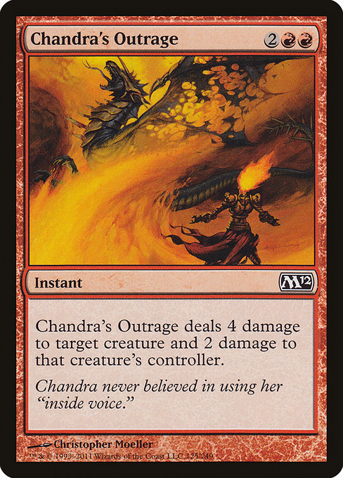 Chandra's Outrage (125) [Magic 2012]