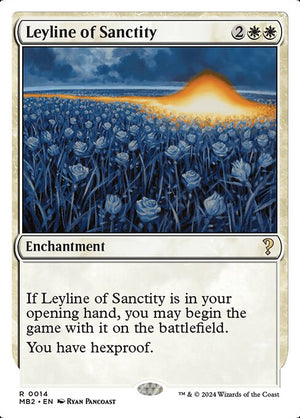 Leyline of Sanctity (14) [Mystery Booster 2]