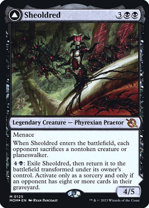 Sheoldred // The True Scriptures (125s) [March of the Machine Promos]