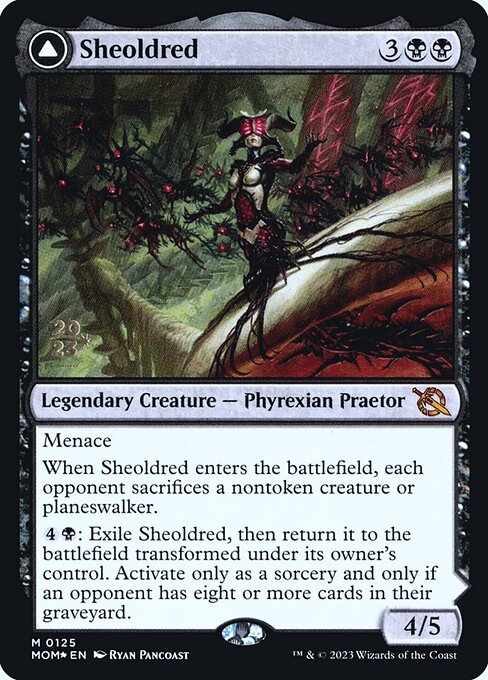 Sheoldred // The True Scriptures (125s) [March of the Machine Promos]