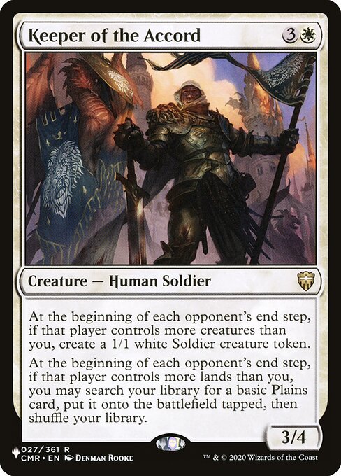 Keeper of the Accord (CMR-27) [The List]