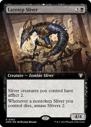 Lazotep Sliver (764) [Commander Masters] [Extended Art]