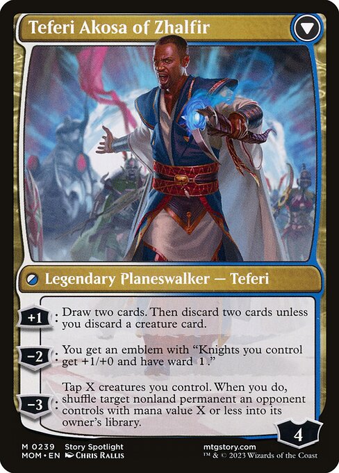 Invasion of New Phyrexia // Teferi Akosa of Zhalfir (239) [March of the Machine]