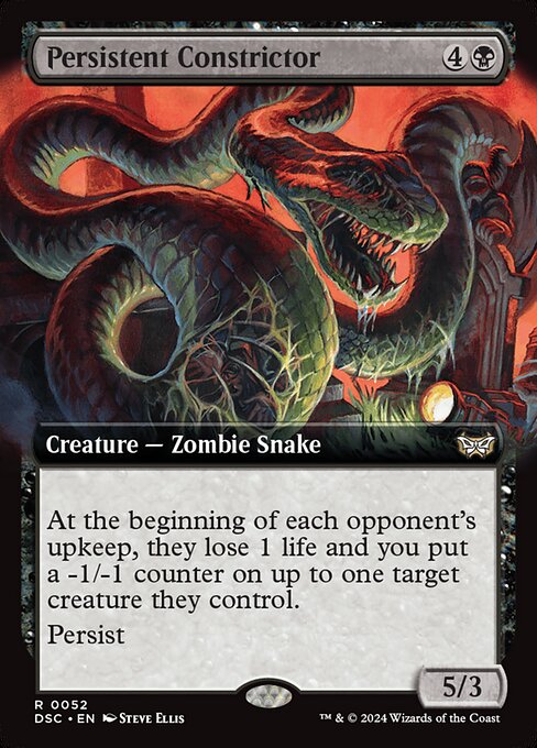 Persistent Constrictor (52) [Duskmourn: House of Horror Commander]