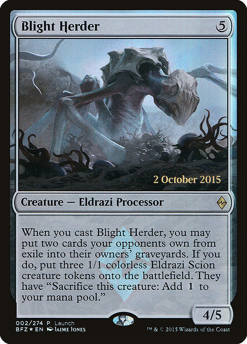 Blight Herder (2) [Battle for Zendikar Promos]