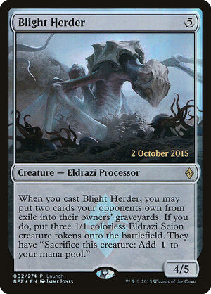 Blight Herder (2) [Battle for Zendikar Promos]