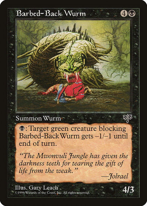 Barbed-Back Wurm (105) [Mirage]