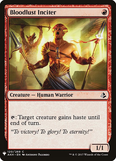 Bloodlust Inciter (AKH-120) [The List]