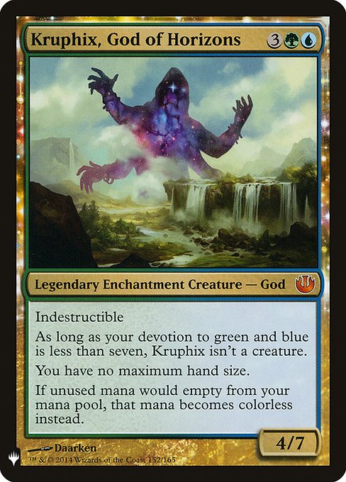 Kruphix, God of Horizons (JOU-152) [The List]