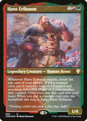 Hans Eriksson (599) [Commander Legends] [Etched]