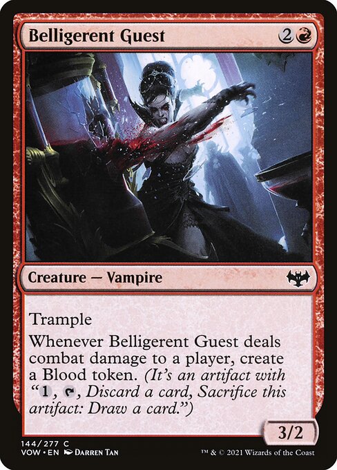 Belligerent Guest (144) [Innistrad: Crimson Vow]