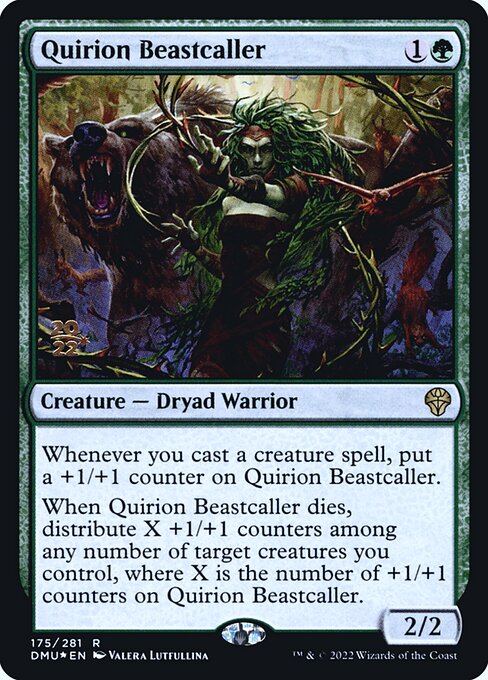 Quirion Beastcaller (175s) [Dominaria United Promos]